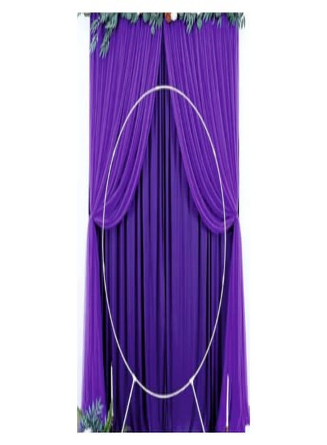 Bugaki Balloon Decoration Stand Circle Shape For All Party Celebration - Made of Strong PVC Pipes 5ft(152 cms) in Width and 6ft(182cms) in Height,Birthday,Anniversary&All Types Of Party Decorations - Image 1